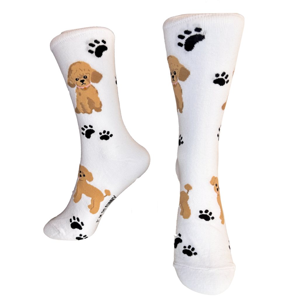 Calcetines Largos de Perro Caniche