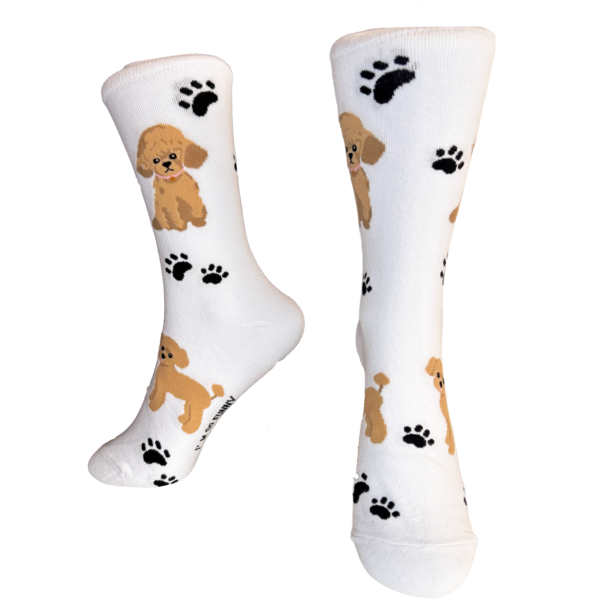 Calcetines Largos de Perro Caniche
