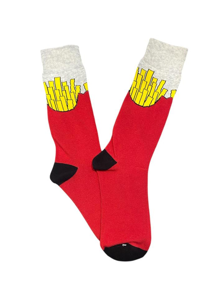 Calcetines Largos de Papas Fritas