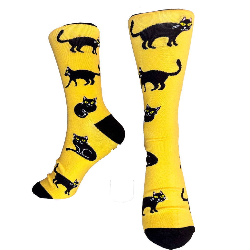 Calcetines Largos de Gato Negro