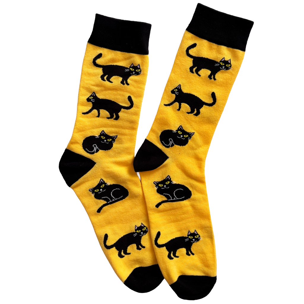 Calcetines Largos de Gato Negro