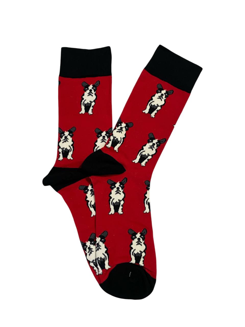 Calcetines Largos de Perros Bulldog