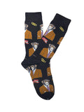 Calcetines Largos Mono Con Corbata