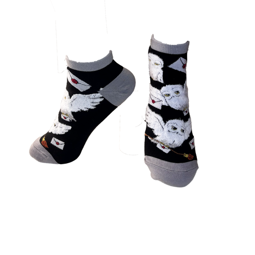 Calcetines Cortos de Lechuza Hedwig Harry Potter