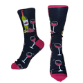 Calcetines Largos de Vino Tinto