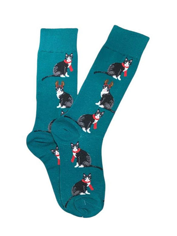 Calcetines Largos de Gatos Negros