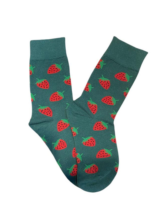 Calcetines Largos de Frutillas