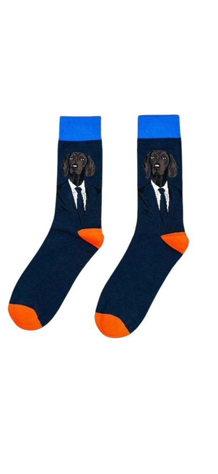 Calcetines Largos de Perro con Corbata
