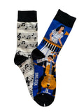 Calcetines Largos Asimétricos de Instrumentos de Musicales