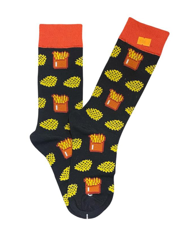 Calcetines Largos de Papas Fritas