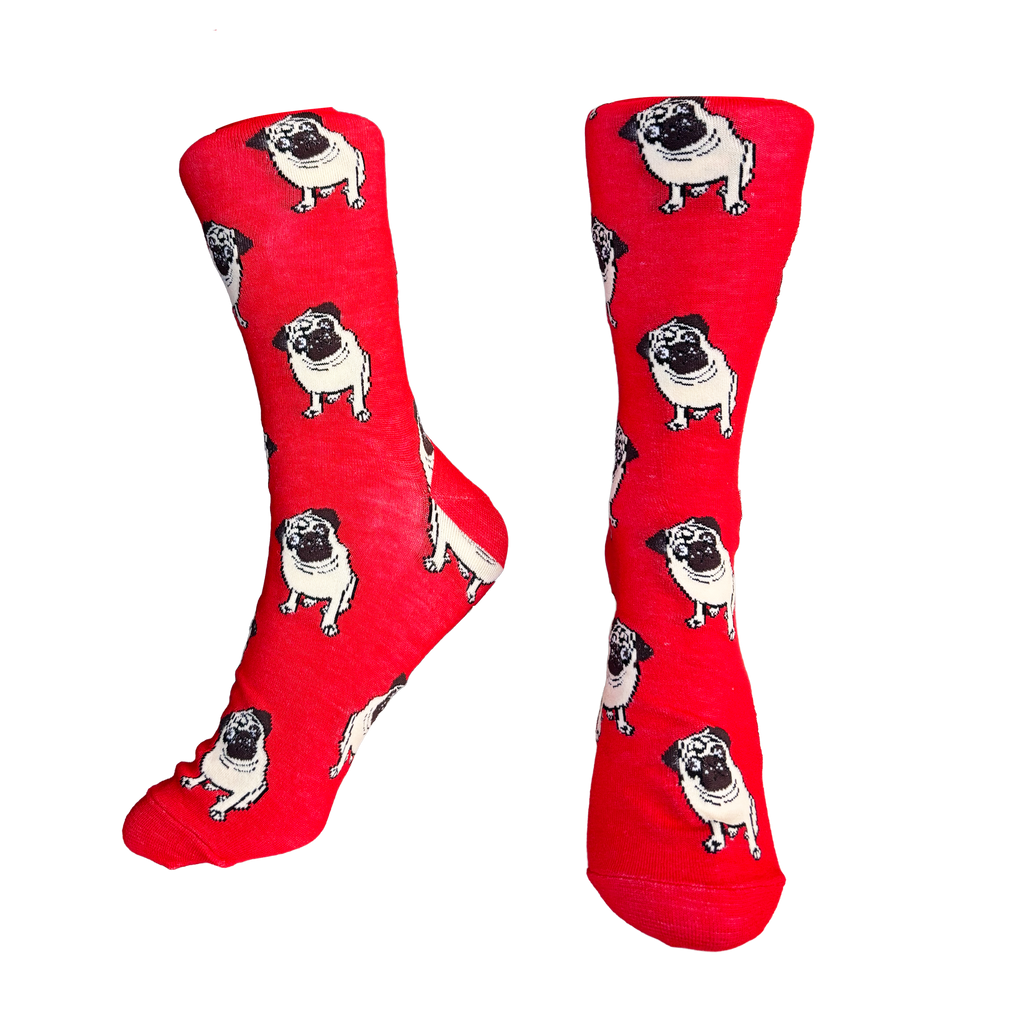Calcetines Largos de Perros Pug