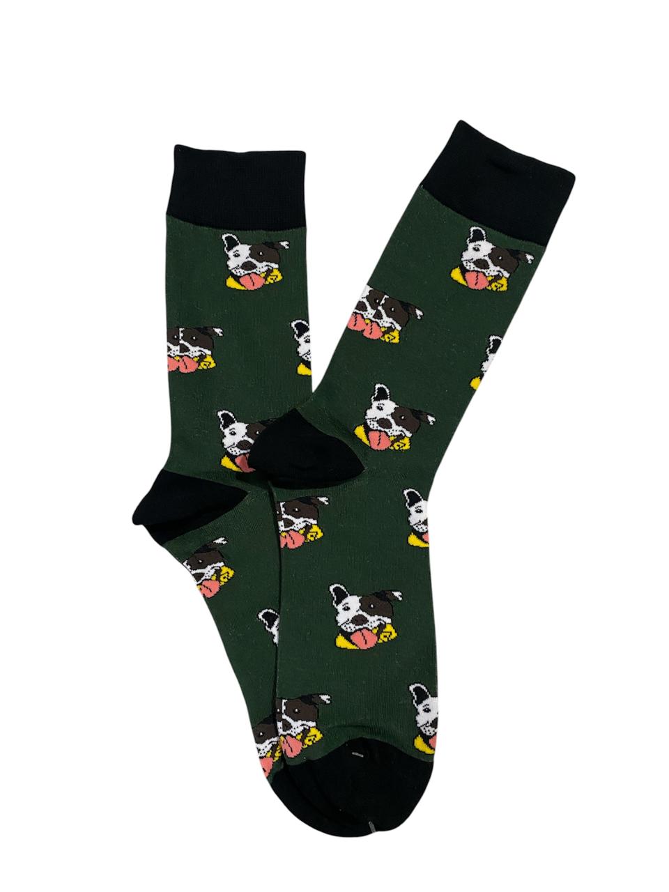 Calcetines Largos de Perros Bulldog
